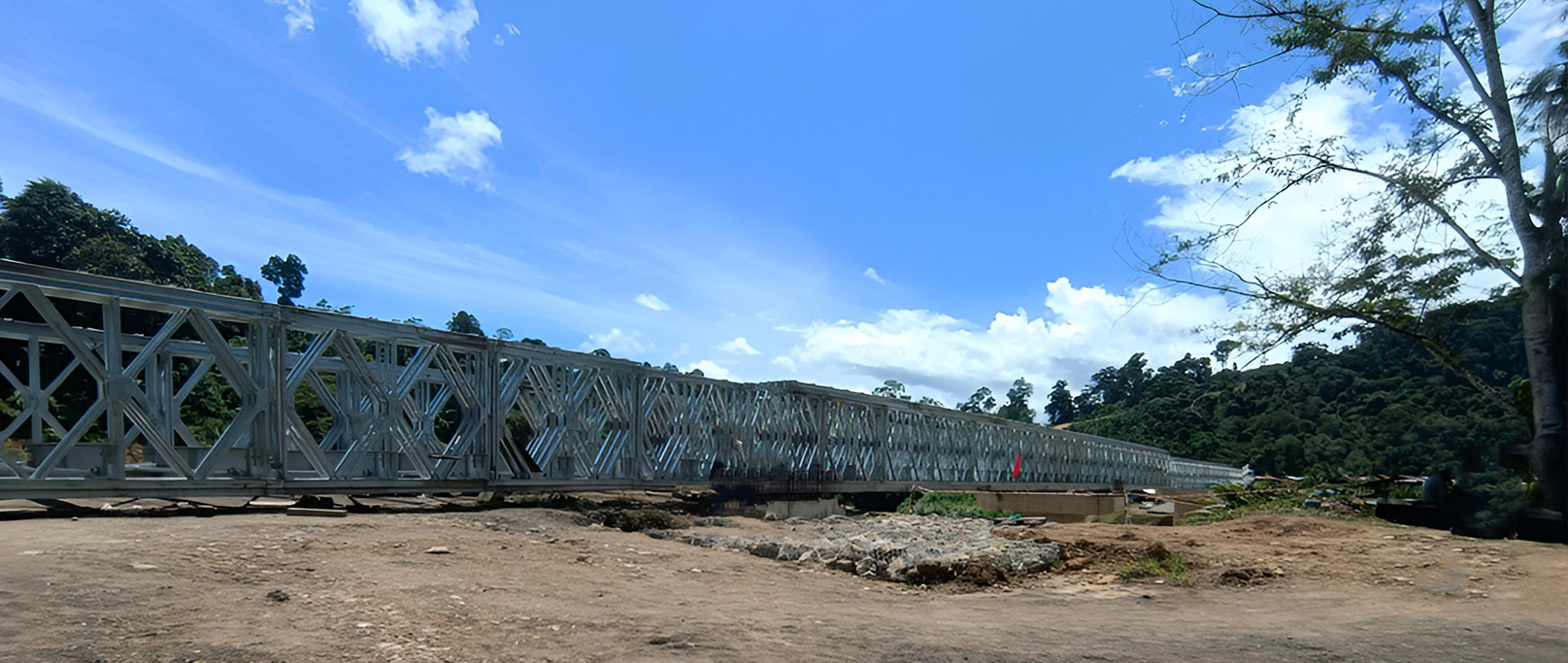 108metrový projekt Bailey Bridge v Malajsii
