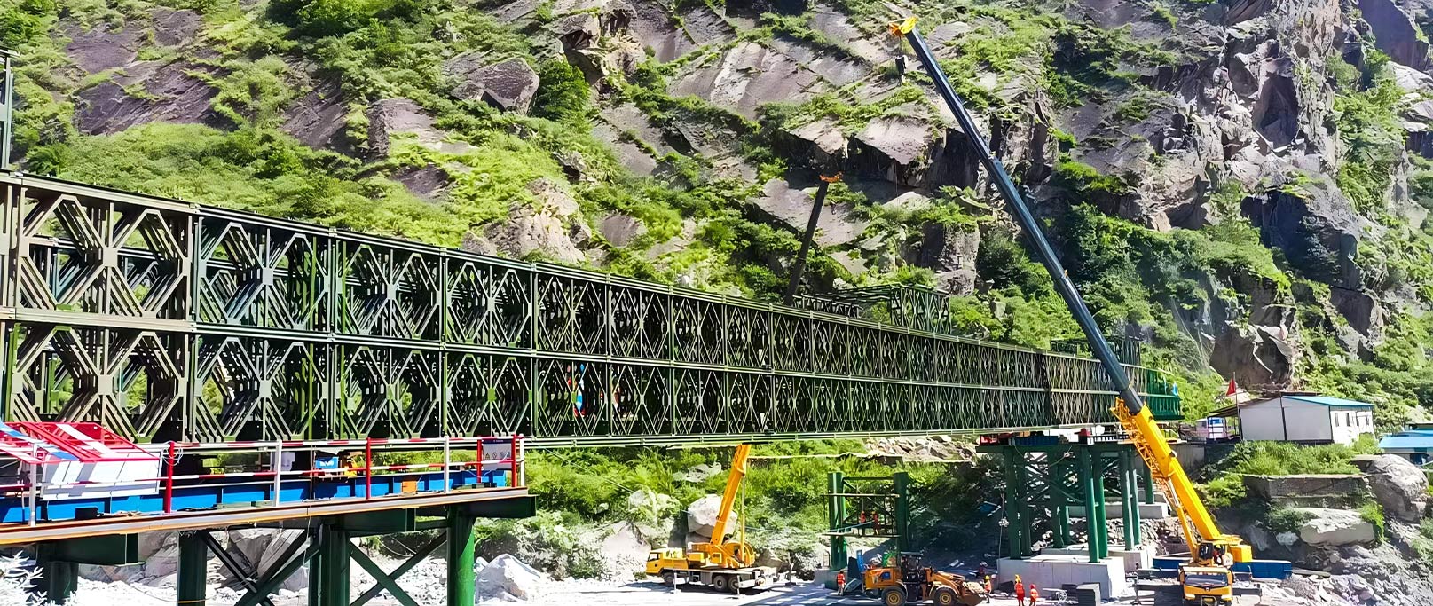 Jilong Port Lifeline Bridge v Nepálu