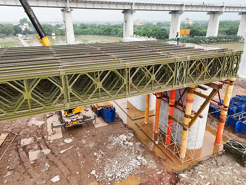 Podpora výstavby Super Bailey pro projekt vysokorychlostní železnice