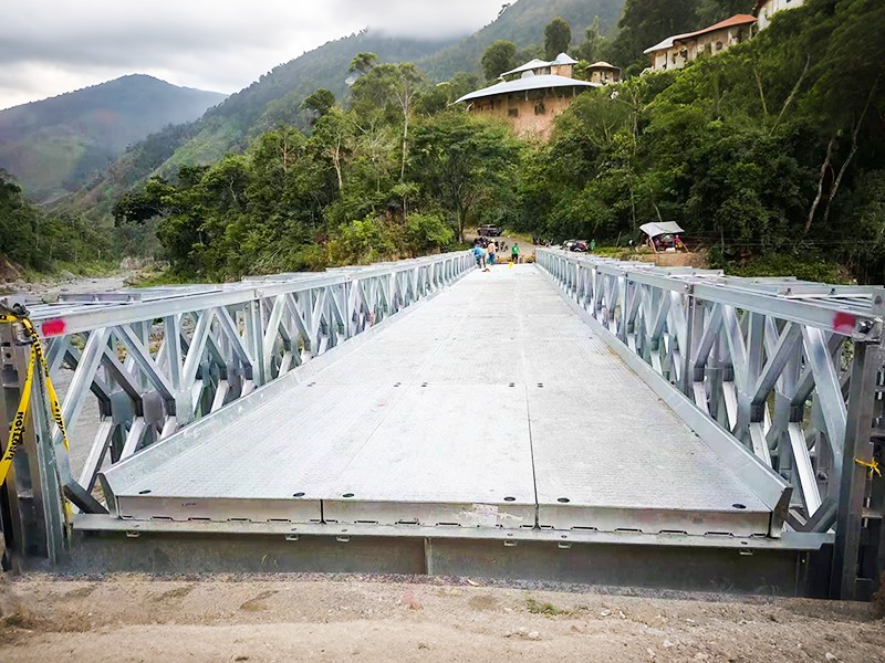 Typ CB100 pozinkovaný přizpůsobený Bailey Bridge